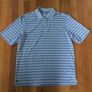 Like New Untuckit Cronos Double Stripe Golf Polo